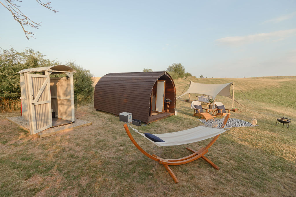 Brynn Glamping luxury off-grid pod in the Herefordshire countryside